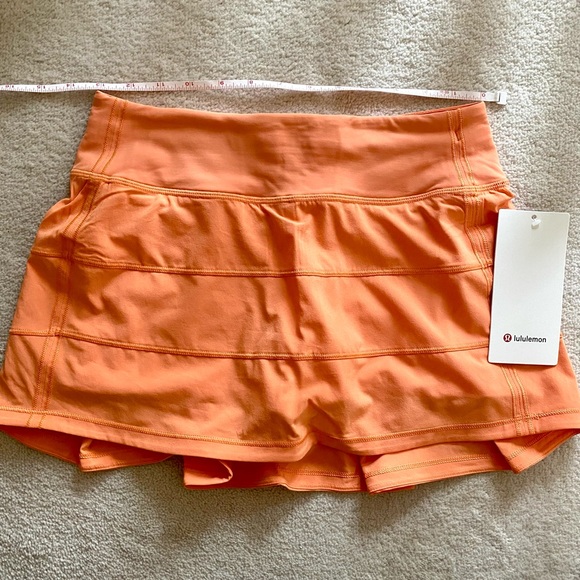 LULULEMON Pace Rival Skirt MR Golden Apricot - Picture 8 of 9